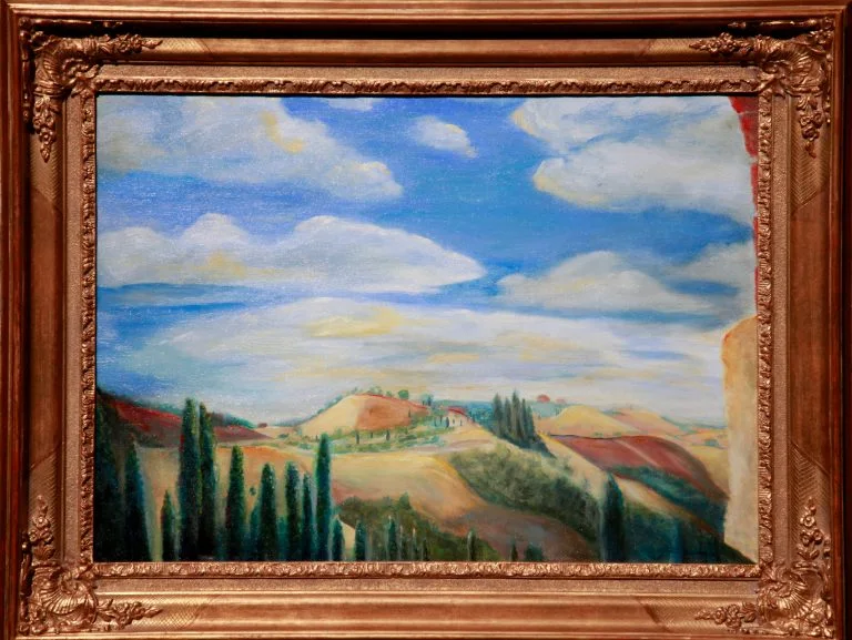 Siena Toscane — schilderij van Jeanne Thijssen