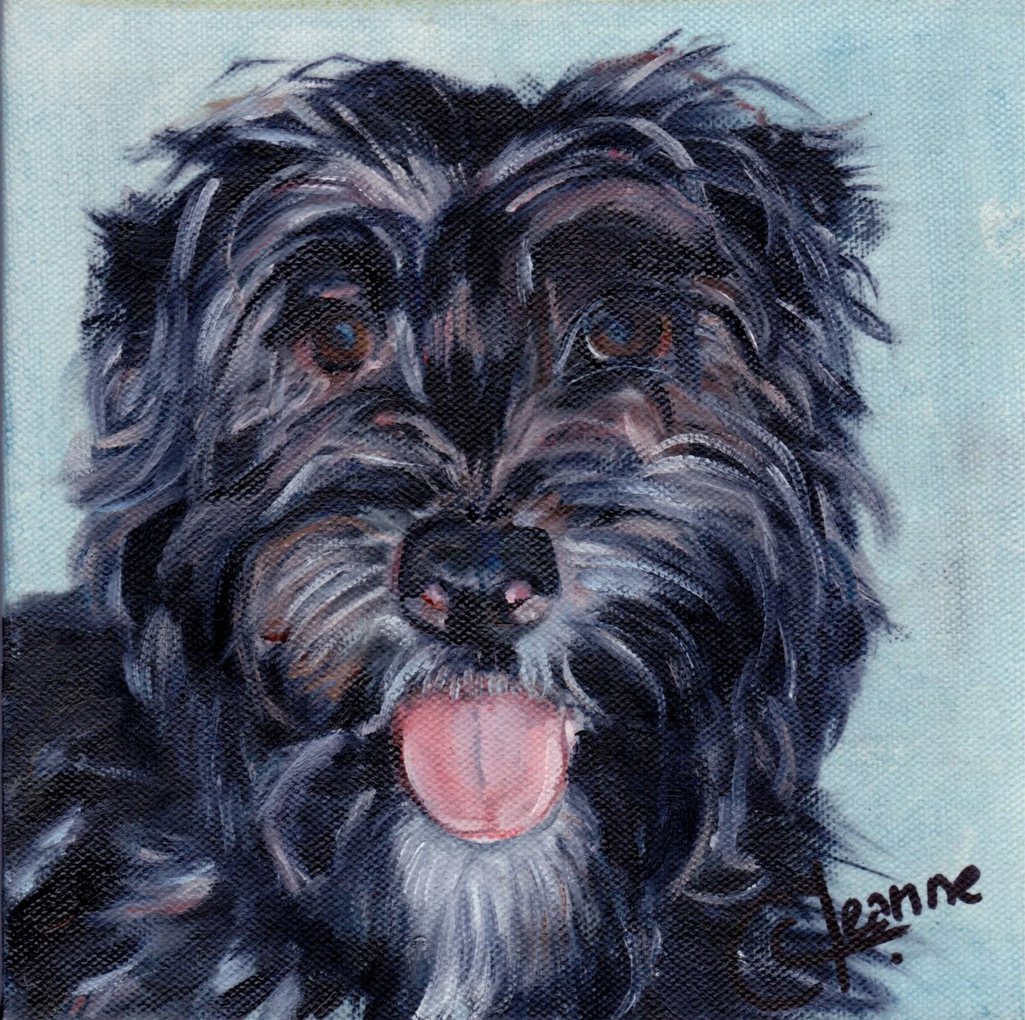 Punk — schilderij van Jeanne Thijssen